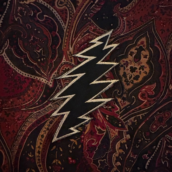 Grateful Dead inspired Paisley Bolt Vintage Blazer Jacket - Picture 4 of 5